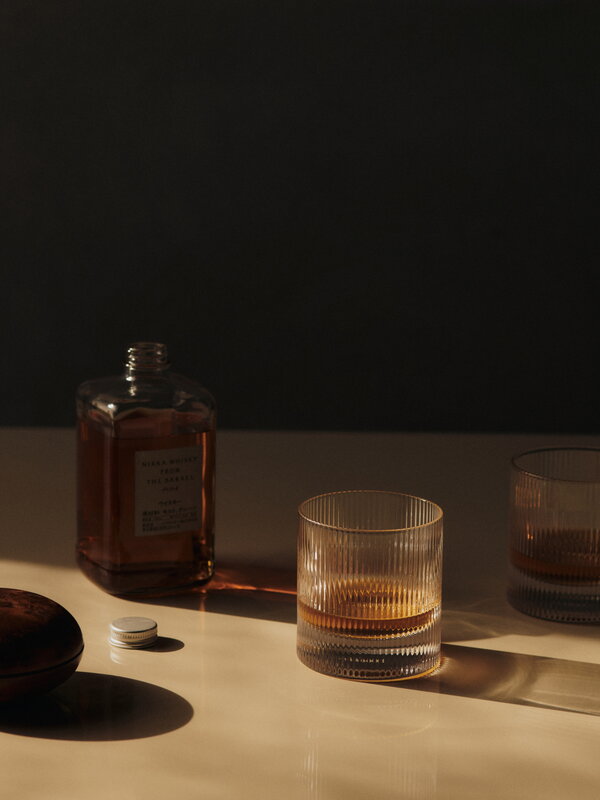 Ferm Living Ripple verres à gobelet, 2 pcs, transparent, image décorative