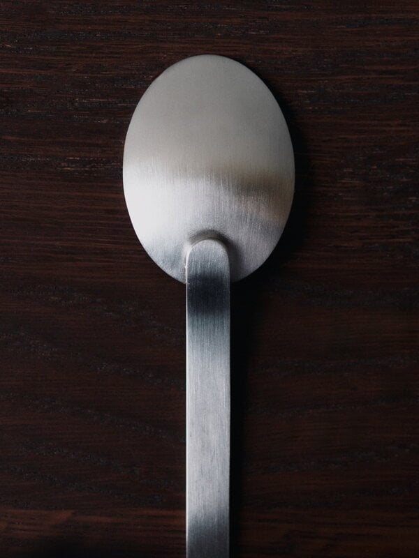 Ferm Living Stelo couverts, ensemble de 4, acier inoxydable brossé, image décorative