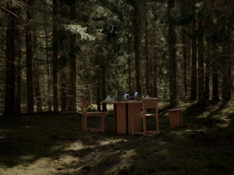 Ferm Living Sala Piece sivupöytä, douglaskuusi, näkymä 9