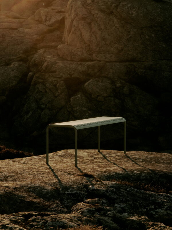 Ferm Living Panca Dapple, verde tea, vista 5