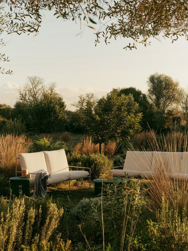 Ferm Living Desert 3-istuttava sohva, Bouclé luonnonvalkoinen - cashmere, näkymä 5