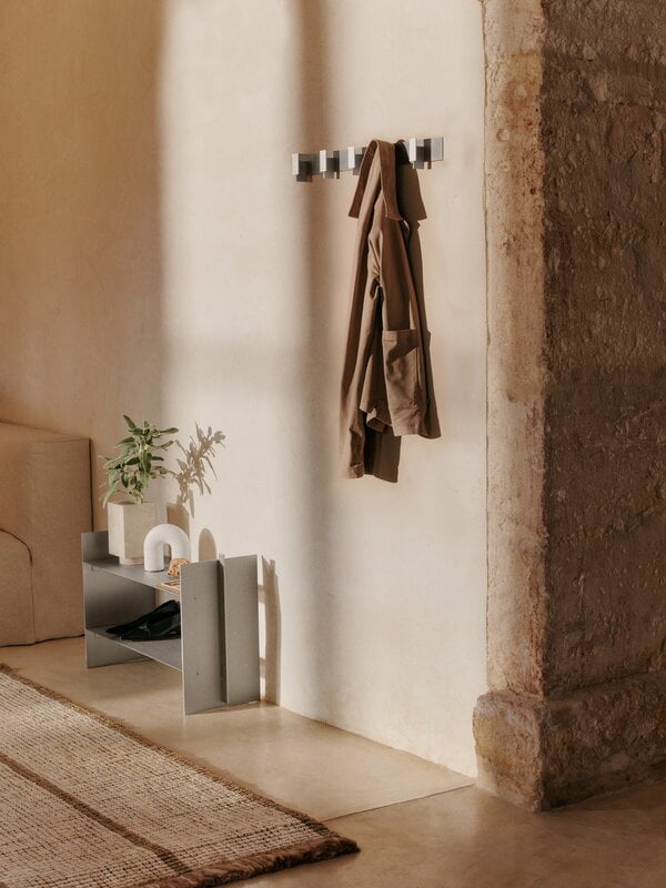 Ferm Living Lager coat rack, aluminium, decoration image
