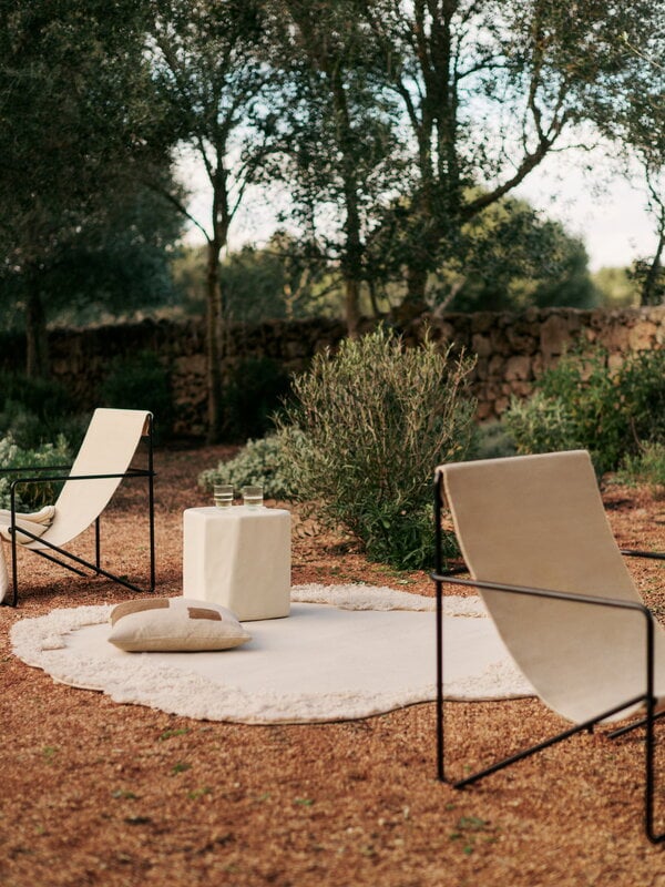 Ferm Living Norte Outdoor matto, 210 x 220 cm, luonnonvärinen, näkymä 4
