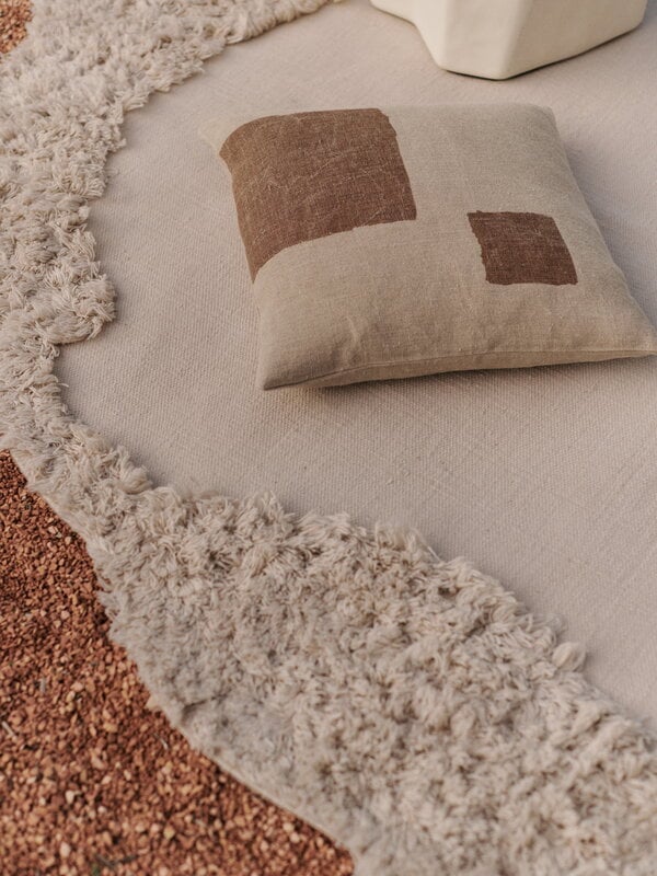 Ferm Living Norte Outdoor matto, 210 x 220 cm, luonnonvärinen, näkymä 5