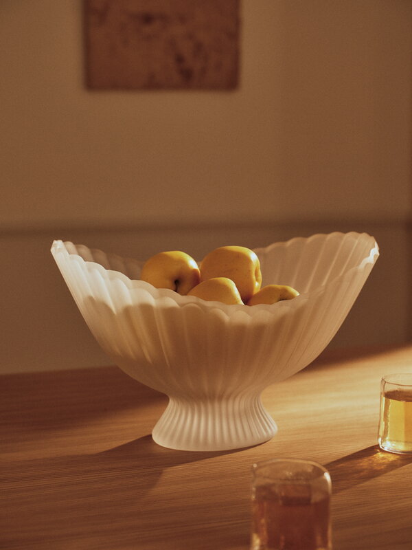 Ferm Living Fountain glasscentrum, frostat, dekorationsbild
