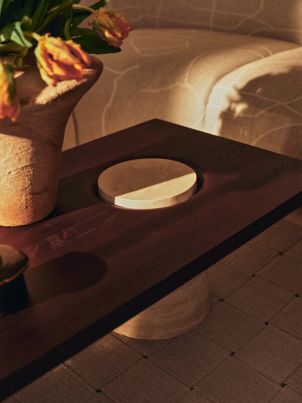Ferm Living Evio maljakko, 35 cm, large, burnt umber, decoration image