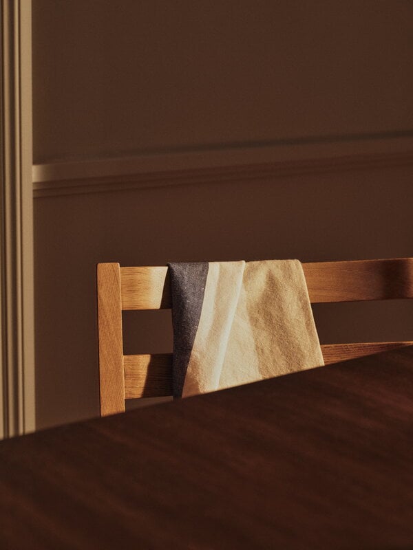 Ferm Living Hale tablecloth, 150 x 240 cm, cashmere -mocha - indigo blue, decoration image