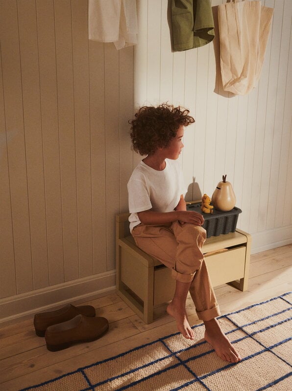 Ferm Living Little Architect storage bench, cashmere, decoration image