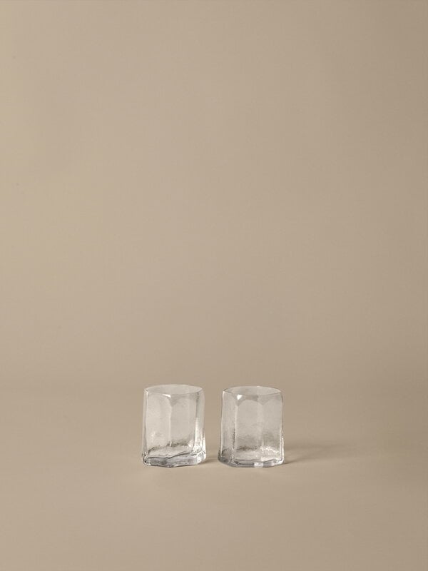 Ferm Living Kiru glasses, 25 cl, set of 2, clear, decoration image