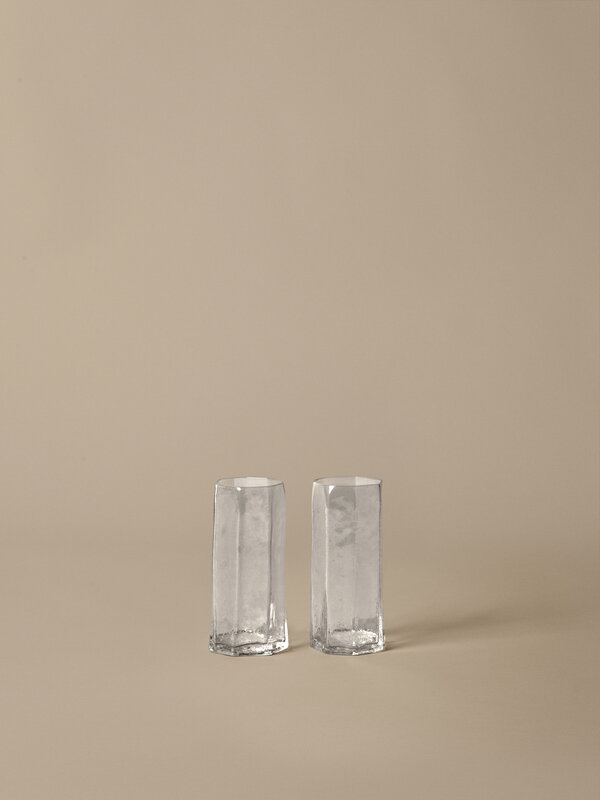 Ferm Living Kiru Tall glasses, 30 cl, set of 2, clear, decoration image