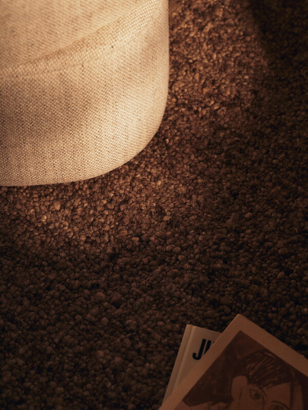 Ferm Living Plyo ottoman, Staple, off-white, decoration image