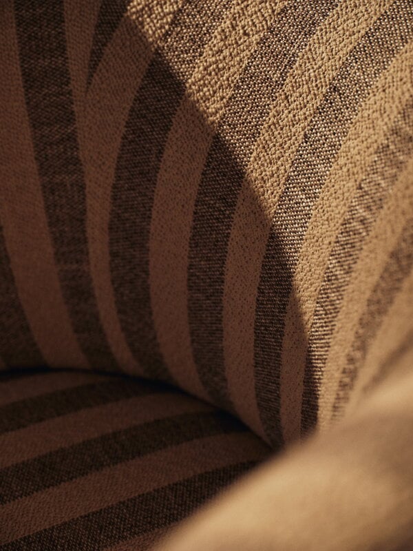 Ferm Living Fauteuil lounge Rico, sable - blanc cassé Louisiana 2, image décorative