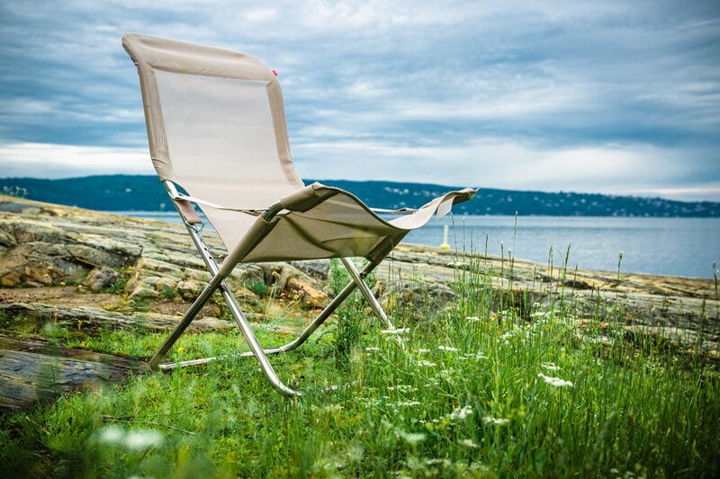 Fiam Fiesta Outdoor armchair, chrome - beige, decoration image