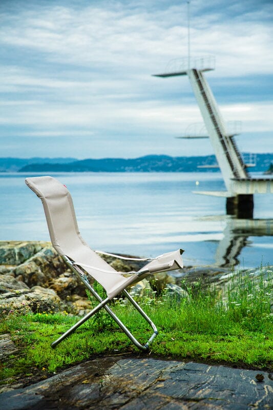 Fiam Fiesta Outdoor armchair, chrome - beige, decoration image
