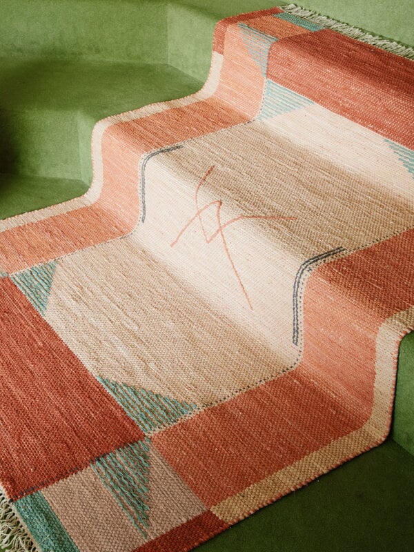 Finarte Apollo rug, terra, decoration image