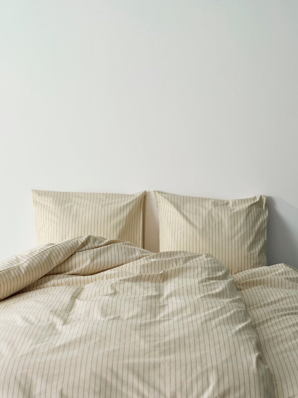 HAY Fineline pillowcase, ivory, decoration image