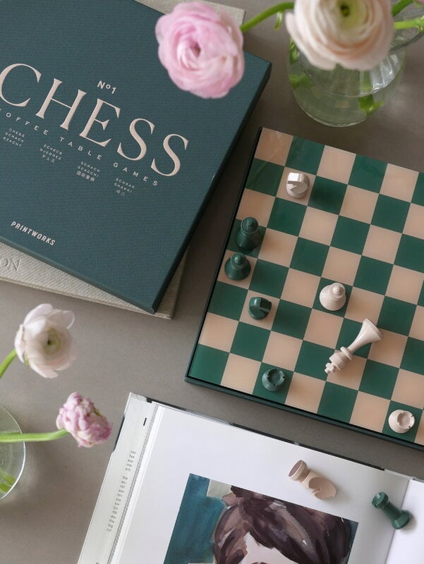 Printworks Classic - Chess, dark green, decoration image