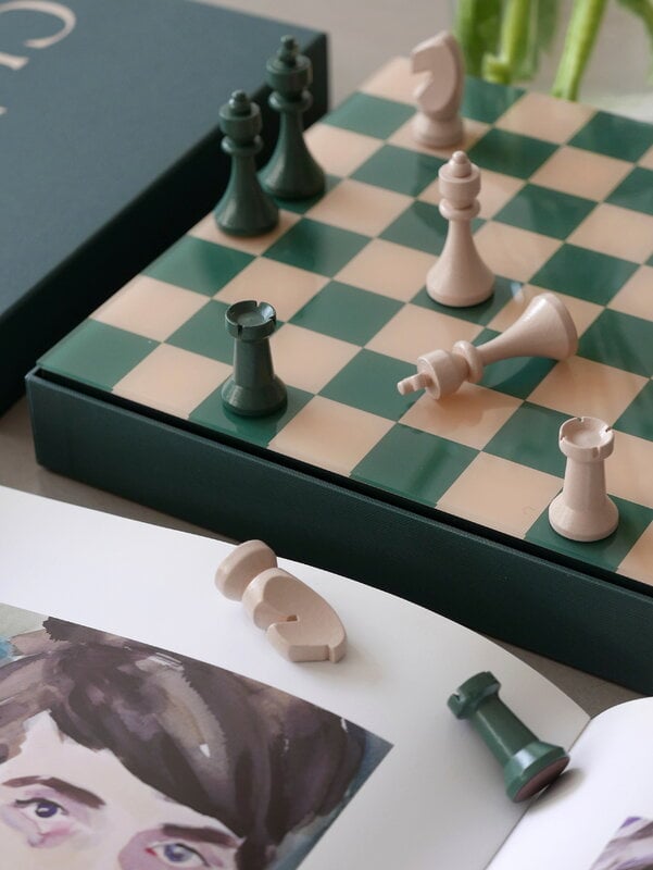 Printworks Classic - Chess, dark green, decoration image