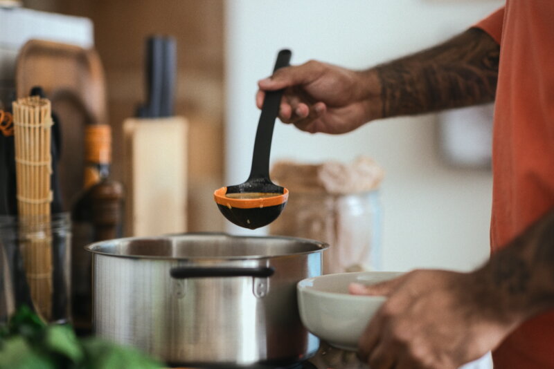 Fiskars Functional Form soup ladle, decoration image