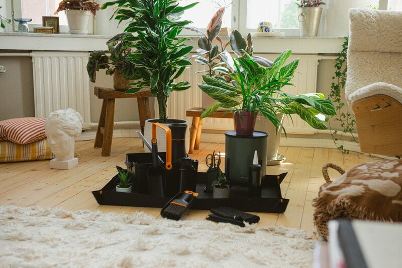 Fiskars Set completo per la cura delle piante, 3 pezzi, verde - nero, immagine decorativa