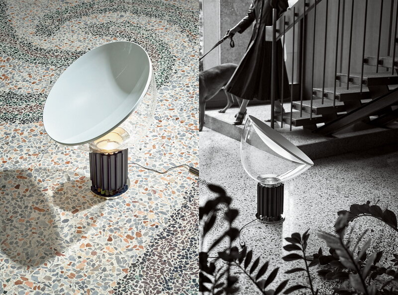 Flos Taccia table lamp, small, black | Finnish Design Shop