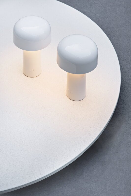 Flos Bellhop portable lamp, white, decoration image