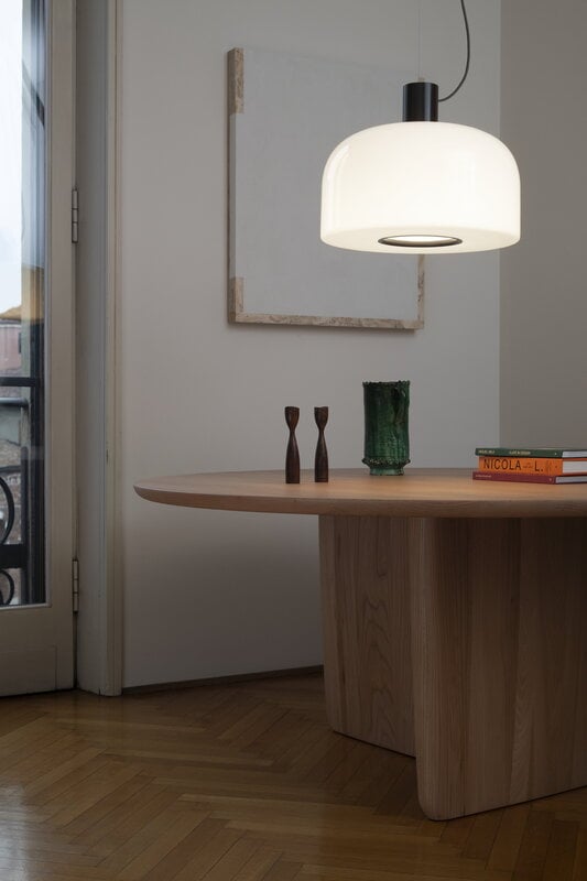 Flos Bellhop Glass S1 pendant, cioko, decoration image