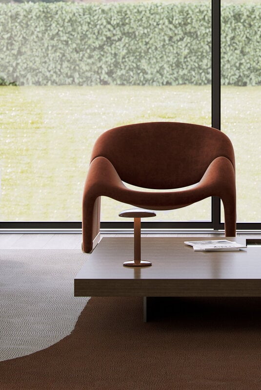 Flos Gustave table lamp, lacquered brown, decoration image