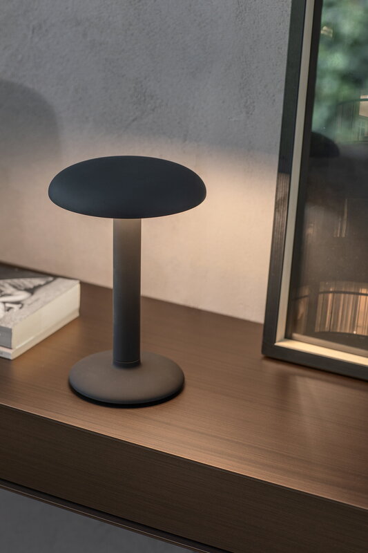 Flos Gustave table lamp, matte anthracite, decoration image