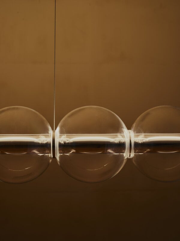 Flos Luce Sferica S3 Pendelleuchte, Glas, klar, dekorationsbild