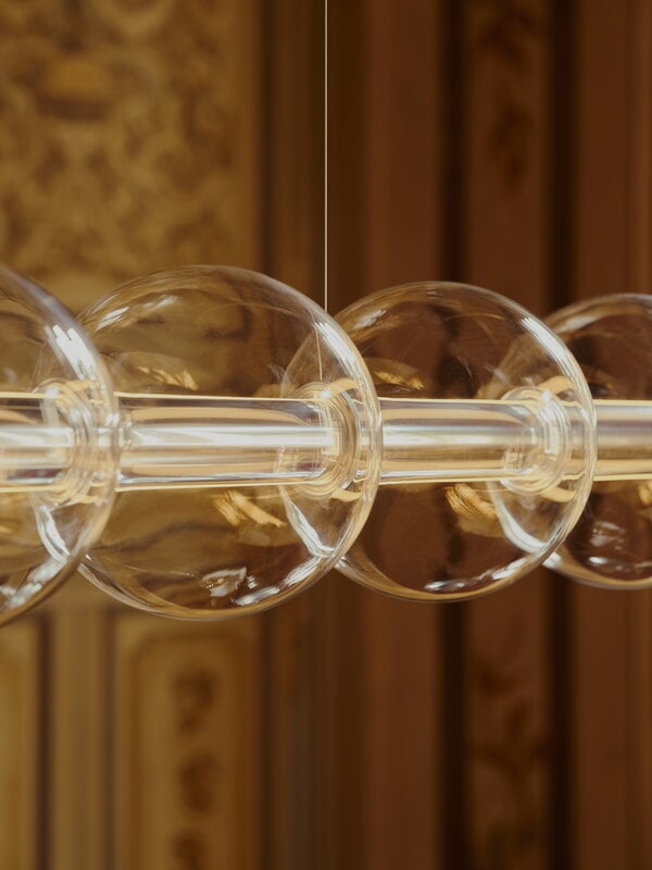 Flos Luce Sferica S3 Pendelleuchte, Glas, klar, dekorationsbild