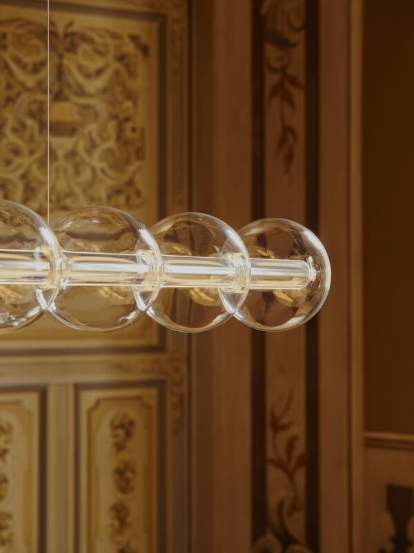 Flos Luce Sferica S3 Pendelleuchte, Glas, klar, dekorationsbild