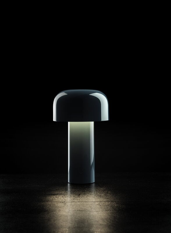 Flos Bellhop portable lamp, grey blue, decoration image