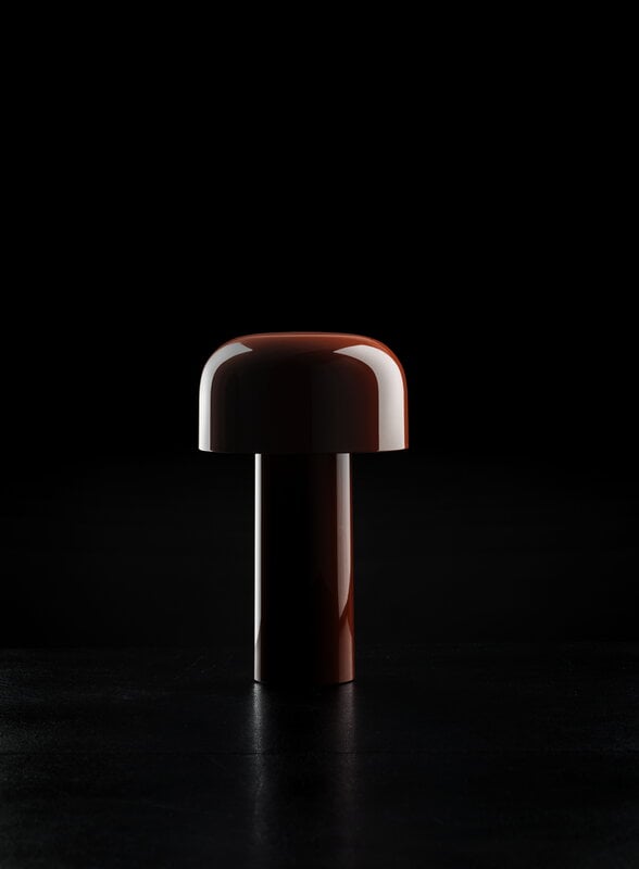 Flos Bellhop portable lamp, brick red, decoration image