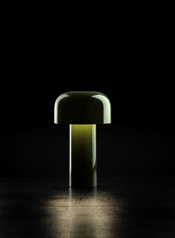 Flos Bellhop portable lamp, green, decoration image