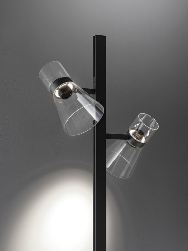 Flos Nocturne 2 floor lamp, cone, black, decoration image