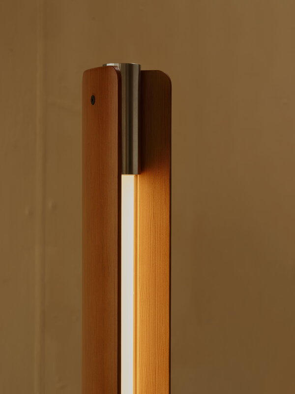 Flos Seki-han floor lamp, brown, decoration image