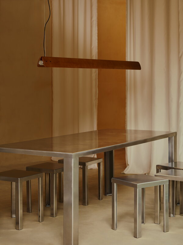 Flos Seki-han suspension lamp, brown, decoration image