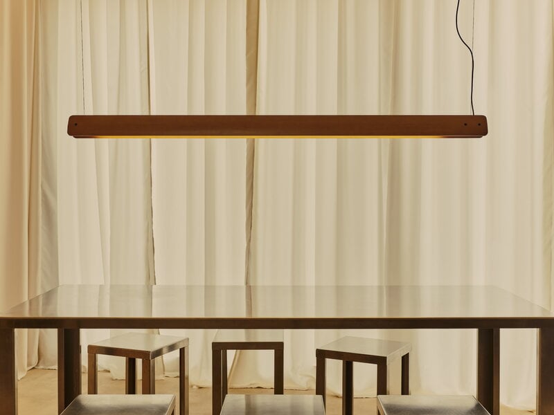 Flos Seki-han suspension lamp, brown, decoration image