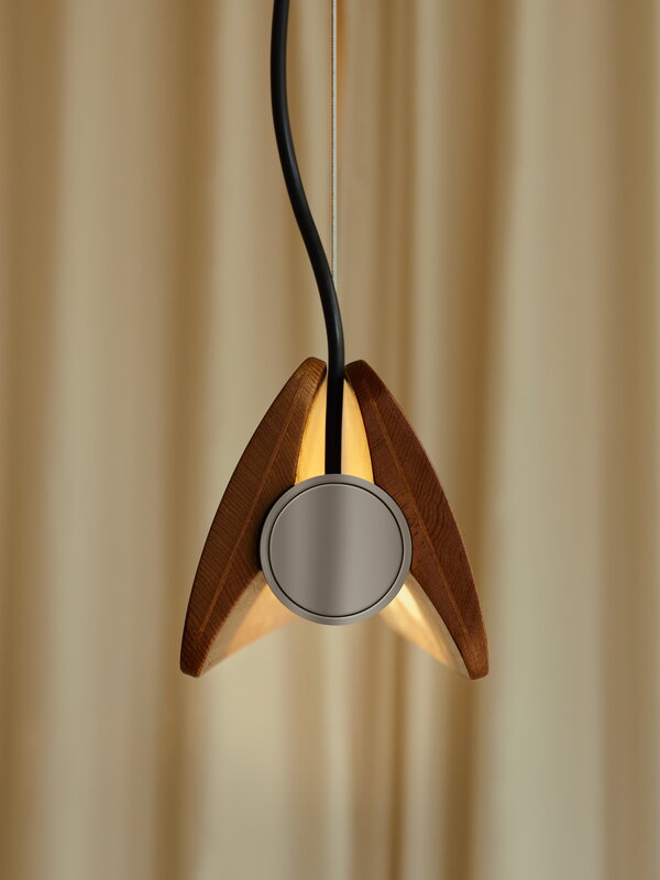 Flos Seki-han suspension lamp, brown, decoration image
