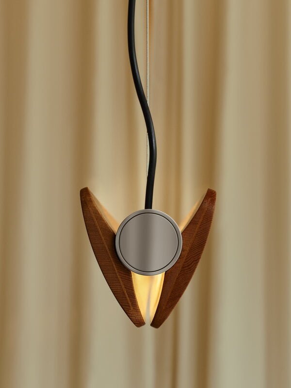 Flos Seki-han suspension lamp, brown, decoration image
