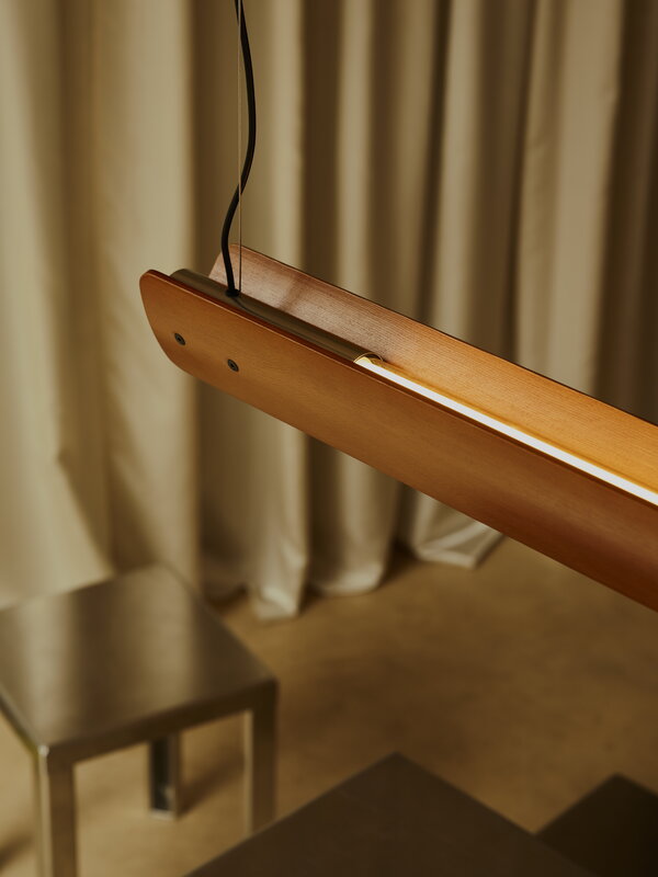 Flos Seki-han suspension lamp, brown, decoration image