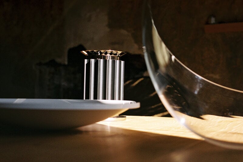 Flos Taccia table lamp, small, silver, decoration image
