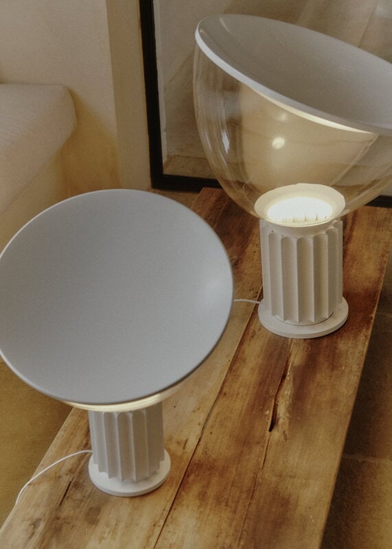 Flos Taccia table lamp, small, matt white, decoration image