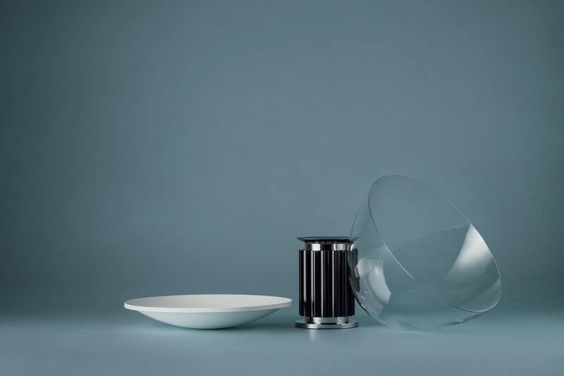 Flos Lampada da tavolo Taccia, piccola, nera, immagine decorativa