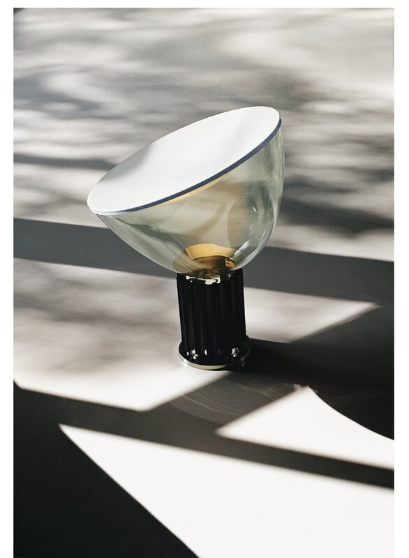 Flos Lampada da tavolo Taccia, piccola, nera, immagine decorativa