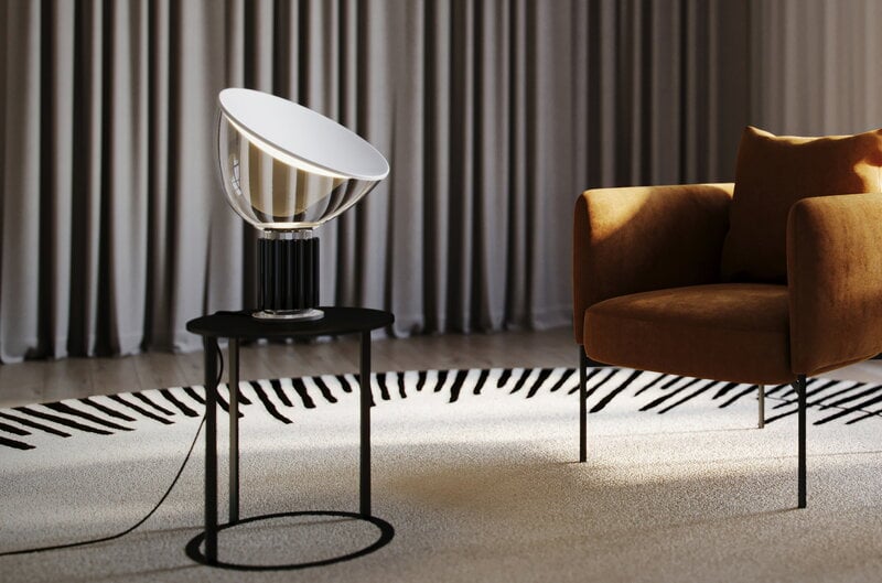 Flos Taccia table lamp, small, black | Finnish Design Shop