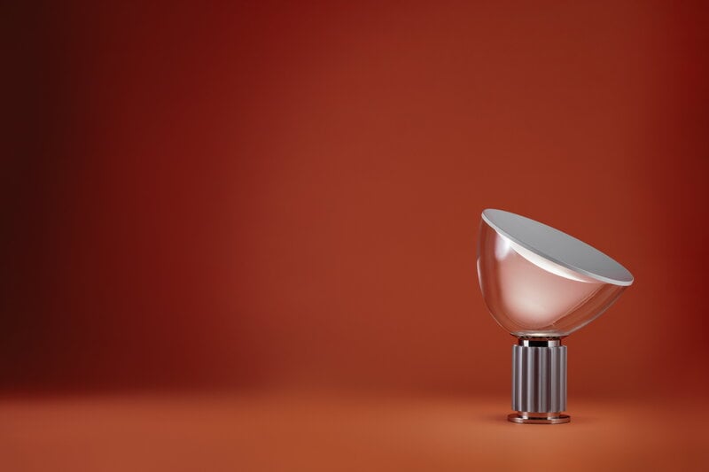 Flos Taccia table lamp, small, silver, decoration image