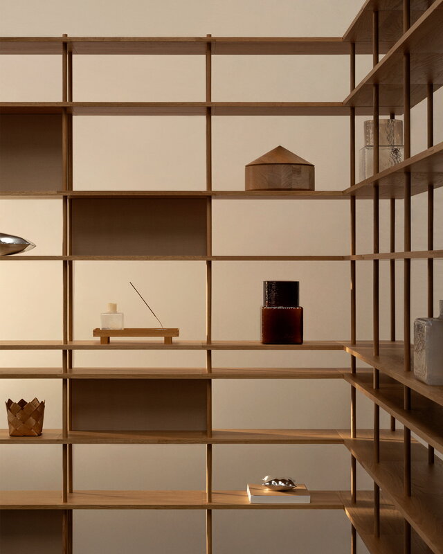Fogia Bond W406 shelf, lacquered oak, view 8