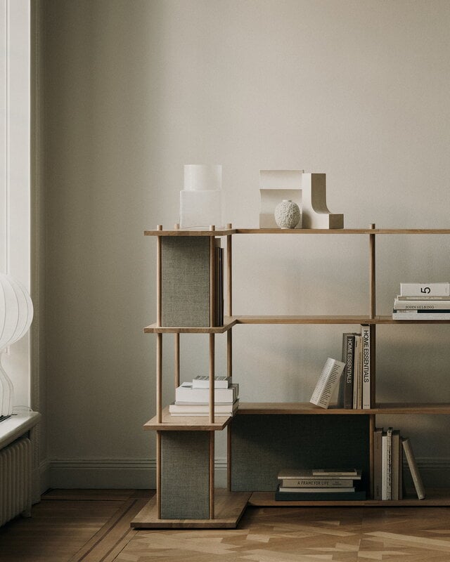Fogia Bond W103 shelf, lacquered oak, view 2